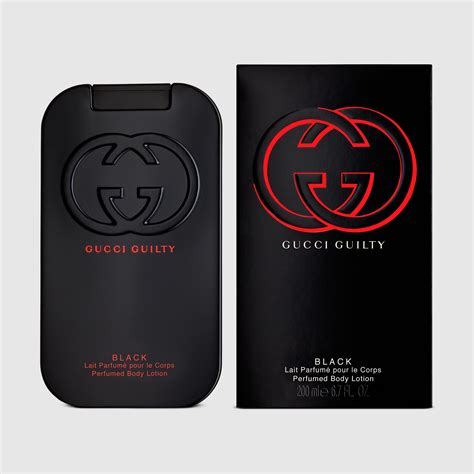 lotion gucci|Gucci guilty black body lotion.